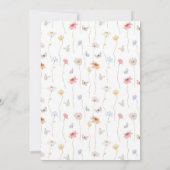 Een Leven van Vlinders Bruids Douche Uitnodiging (Achterkant)