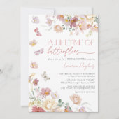 Een leven van vlinders roze Vrijgezellenfeest Kaart (Voorkant)