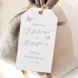 Een leven van vlinders Vrijgezellenfeest gunst Cadeaulabel