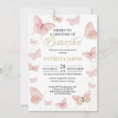 Een Leven van Vlinders Vrijgezellenfeest Kaart (Voorkant)