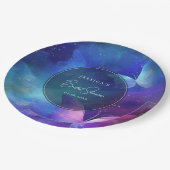 Een Leven van Vlinders Vrijgezellenfeest Papieren Bordje (Gekanteld)