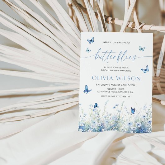 Een leven van vlinders Vrijgezellenfeest Party Kaart