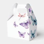 Een leven van vlinders Vrijgezellenfeest tafel Bedankdoosjes (Achterkant)