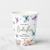 Een leven van vlinders Vrijgezellenfeest tafel Papieren Bekers (Voorkant)
