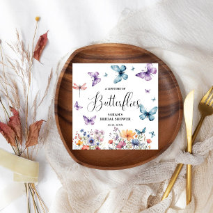 Een leven van vlinders Vrijgezellenfeest tafel Servet