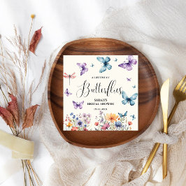 Een leven van vlinders Vrijgezellenfeest tafel Servet