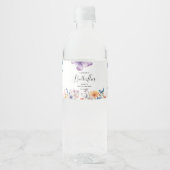 Een leven van vlinders Vrijgezellenfeest tafel Waterfles Etiket (Voorkant)