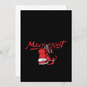 Eén leven Vele gevechten Kaart (Voorkant / Achterkant)