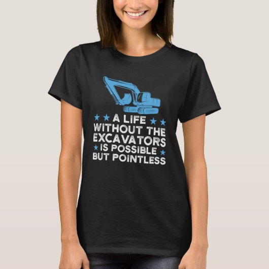 Een leven zonder de Graafmachine T-shirt (Voorkant)