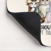 Een leven zonder katten? Ik denk het niet Muismat (Hoek)