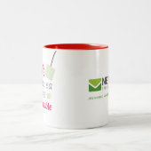 Een leven zonder zee tweekleurige koffiemok (Center)