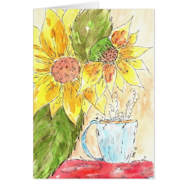 Een leven zonder zonnebloemen! (Voorkant)