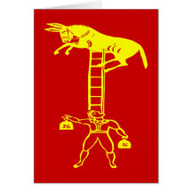 Een levende Donkey ~ CHANGE COLOR-kaart balanceren