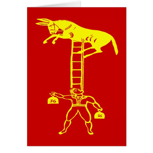 Een levende Donkey ~ CHANGE COLOR-kaart balanceren (Voorkant)