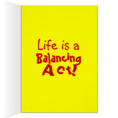 Een levende Donkey ~ CHANGE COLOR-kaart balanceren (Binnen (Rechts))