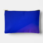 Een levendig blauwe ritssluitingstas met een subti etui (Voorkant)