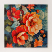 Een levendig bloemstuk legpuzzel (Horizontaal)
