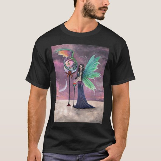 Een levendig dromen fantasy fee draak shirt (Voorkant)