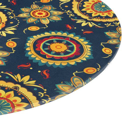 Een levendig eerbetoon aan het hindoeïstische erfg snijplank (Hoek)