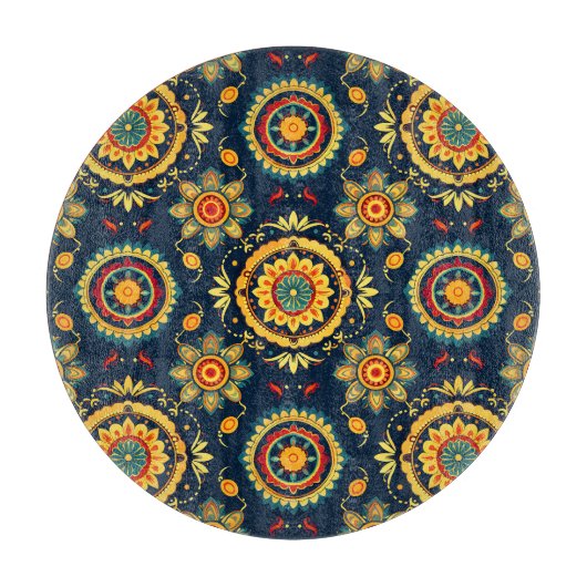 Een levendig eerbetoon aan het hindoeïstische erfg snijplank (Voorkant)