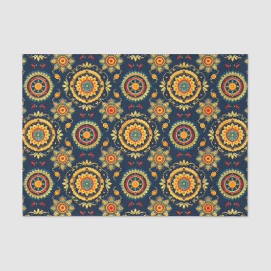 Een levendig eerbetoon aan het hindoeïstische erfg tissuepapier (Voorkant)