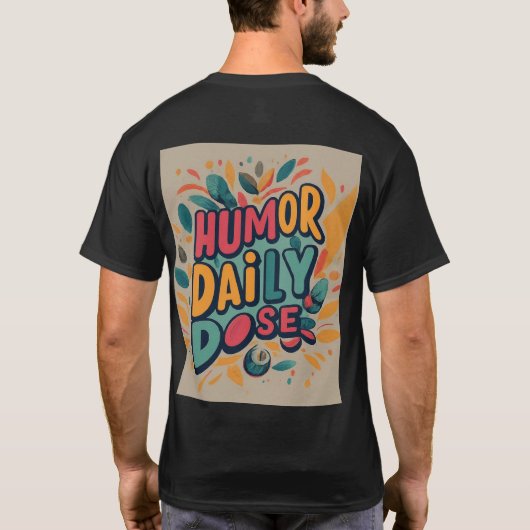 Een levendig en speels T-shirt met (Achterkant)