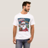 Een levendig en speels T-shirt met kerstthema (Voorkant volledig)