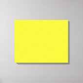 Een levendig geel vierkant omsloten door een helde canvas afdruk (Voorkant)