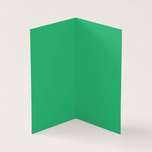 Een levendig groen blad met prominente aderen en e kaart (Binnen)