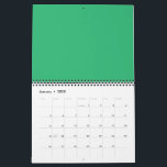 Een levendig groen blad met prominente aderen en e kalender<br><div class="desc">Leg het mooie van natuur vast met deze prachtige close-upfoto met een levendig groen blad met opvallende aderen en een glinsterende dauwdruppel op de punt. Het blad is geplaatst tegen een zacht wazige achtergrond,  waardoor het het perfecte stuk is om een vleugje elegantie toe te voegen aan elke kamer.</div>