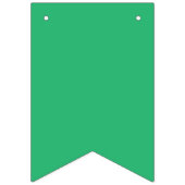 Een levendig groen blad met prominente aderen en e vlaggetjes (Derde vlag)