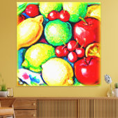 Een levendig kleefmiddel. Bestel nu Canvas Afdruk (Insitu (Woonkamer))