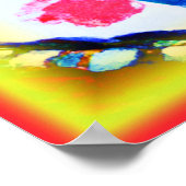 Een levendig kleefmiddel. Bestel nu Poster (Hoek)