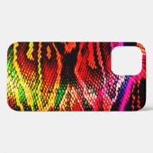 Een levendig, kleurrijk patroonontwerp met abstrac Case-Mate iPhone case (Achterkant (horizontaal))