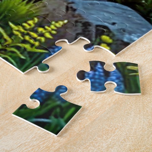 Een levendig landschap legpuzzel (Zijkant)
