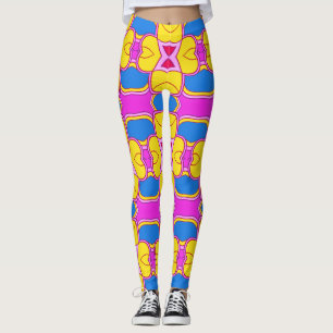 Een levendig meerkleurig klassiek "Ratti_Creative_ Leggings