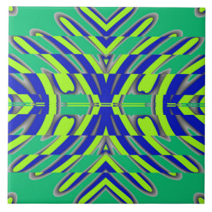 Een levendig multicolor klassiek patroon keramisch tegeltje