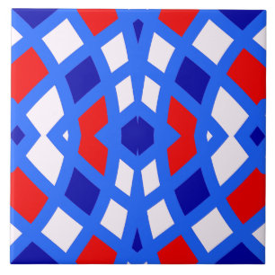 Een levendig multicolor klassiek patroon keramisch tegeltje