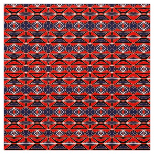 Een levendig multicolor klassieke stof patroon ont (Swatch)
