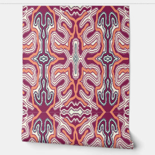 Een levendig multicolor klassieker "Ratti_Creative Behang