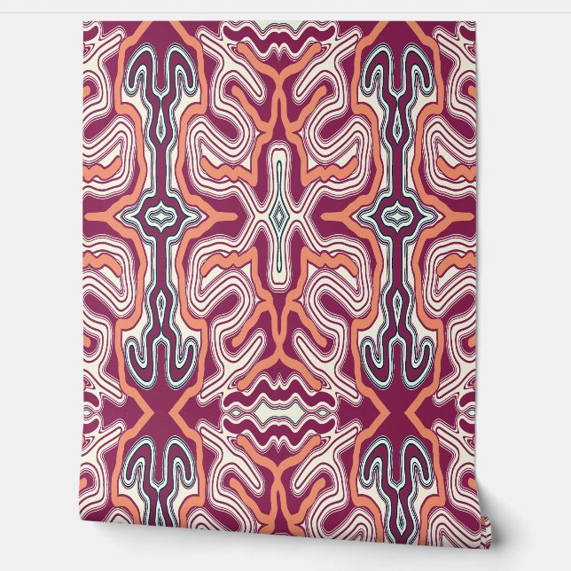 Een levendig multicolor klassieker "Ratti_Creative Behang (Afrollen)