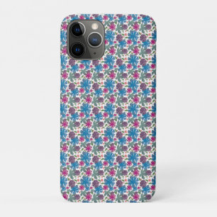 Een levendig naadloos aquarelpatroon met kle Case-Mate iPhone case