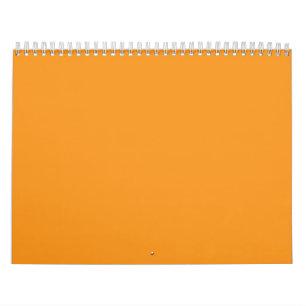 Een levendig oranje plein omgeven door een witte r kalender