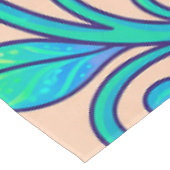 Een levendig psychedelisch bessenpatroon tafelkleed (Gekanteld)