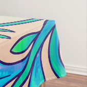 Een levendig psychedelisch bessenpatroon tafelkleed (Voorbeeld)