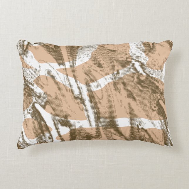 Een levendig stoffenontwerp met ingewikkelde bloem accent kussen (Voorkant)