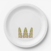 Een levendig, symmetrisch bloemontwerp met int papieren bordje (Voorkant)