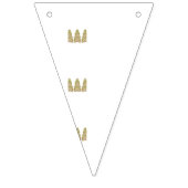 Een levendig, symmetrisch bloemontwerp met int vlaggetjes (Eerste vlag)