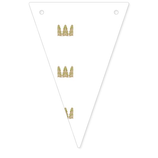 Een levendig, symmetrisch bloemontwerp met int vlaggetjes (Eerste vlag)