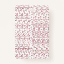 Een levendig tapijt met een ingewikkelde geometris badge